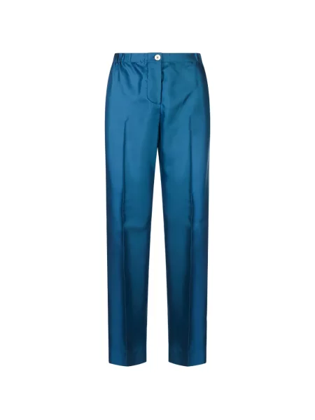 Pantaloni F.r.s For Restless Sleepers de mătase albastru
