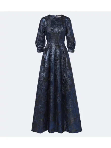 Rochie Simkhai din jacard albastru
