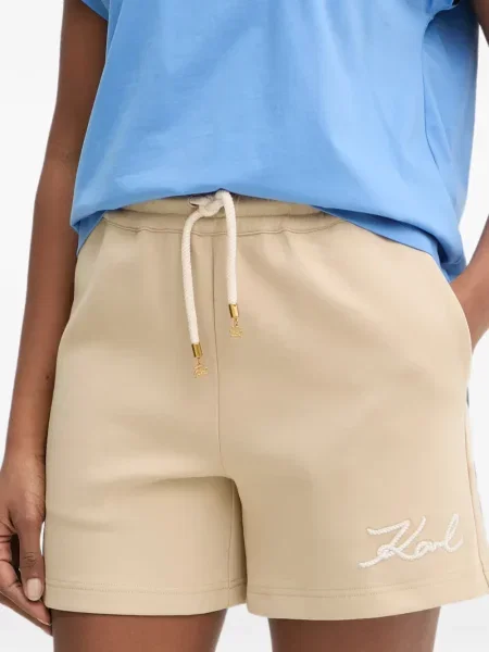 Pantaloni scurți Karl Lagerfeld din jerseu