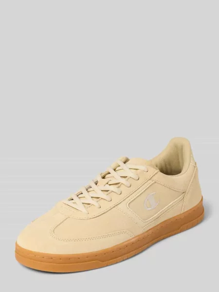 Sneakersy skórzane z wyhaftowanym logo model Champion