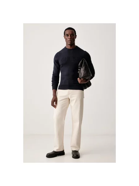 Sweter Guess niebieski
