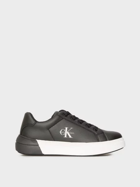 Дитячі Кеди низькі Calvin Klein Kids поліуретан чорний