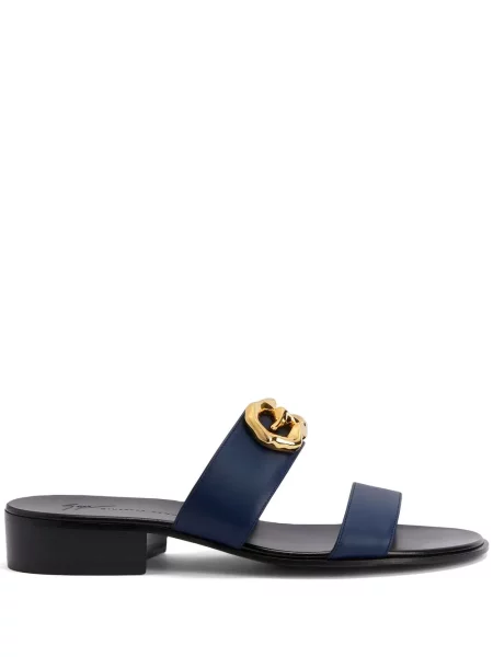 Sandale Giuseppe Zanotti din piele albastru