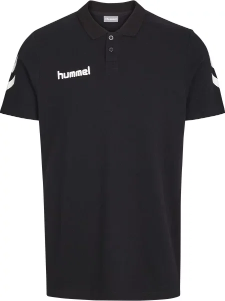 Koszulka polo dla dzieci Hummel hmlCORE cotton czarna