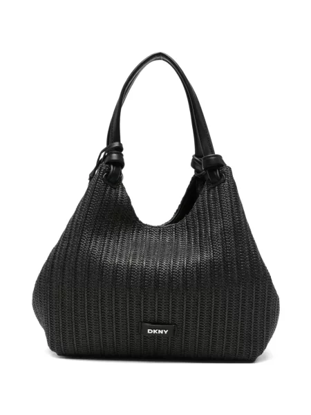 Shopper rankinė Dkny su autografu juoda