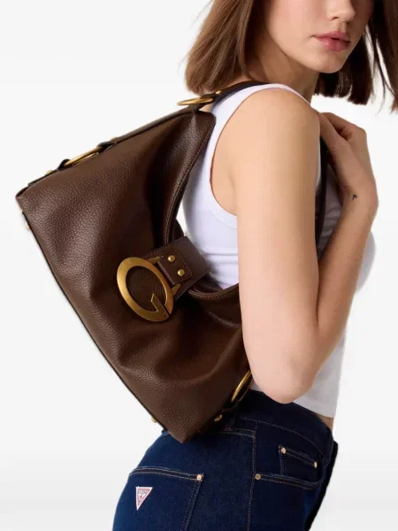 Τσάντα Guess καφέ