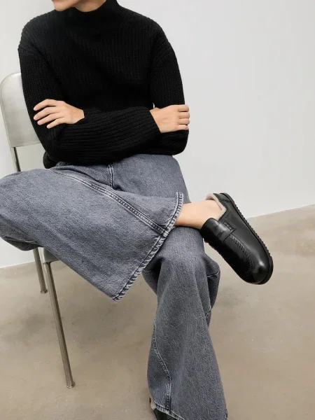 Кожени чехли Answear.LAB черно