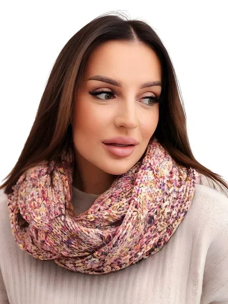 Lumera Kruhový šál / ružová žltá