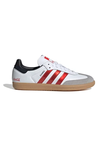 Adidas Samba OG Coca Cola ftwr white Mężczyźni Buty sportowe adidas Originals Size: 4 biały