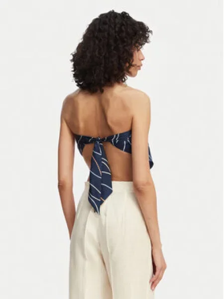 TOMMY HILFIGER Šátek NAUTICAL režná marine / humrová modrá