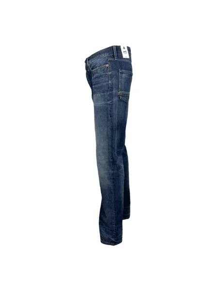Jeansy straight leg Denham niebieskie