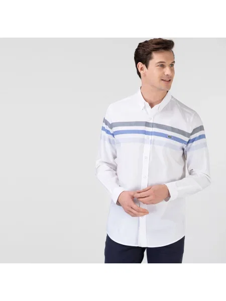 Lacoste сорочка чоловіча біла