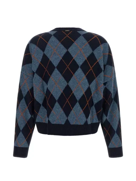 Pulover Twinset de lână albastru