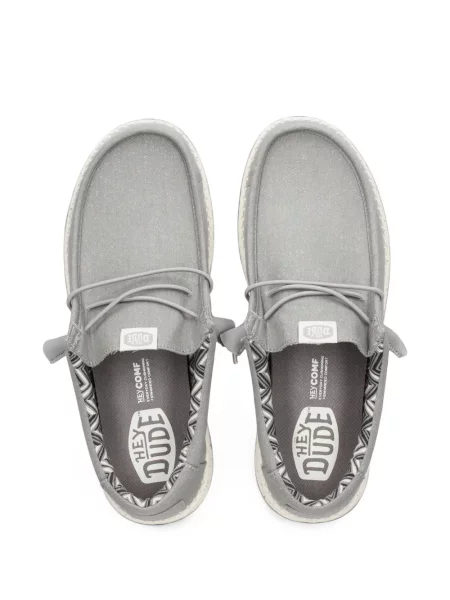 Pantofi loafer Hey Dude stretch gri