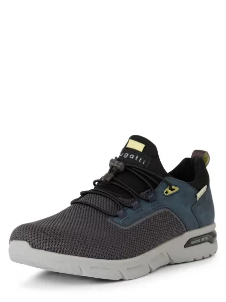 Sneakersy sznurowane model ‘Nubola’ Bugatti szare