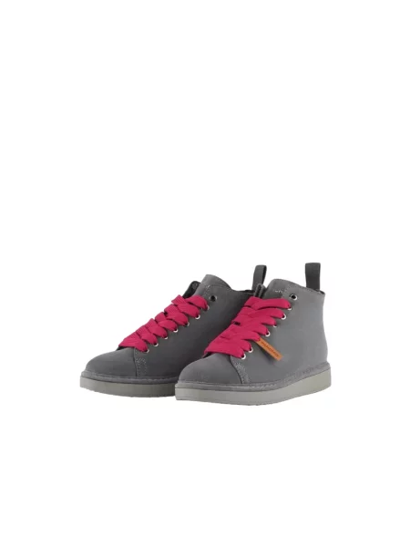 Sneakersy Panchic skórzane szare