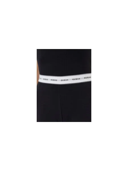 Guess Pizsama Regular Fit fekete