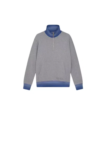 Bluza Paul Smith z kołnierzem szara
