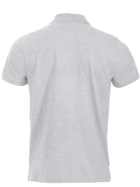 Clique Classic Lincoln S/S Polo – nowoczesne dopasowanie – ash szara