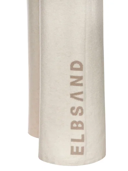 Elbsand Pantaloni maro deschis / murdar alb