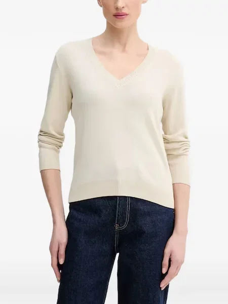 Pulover Benetton cu decolteu în V