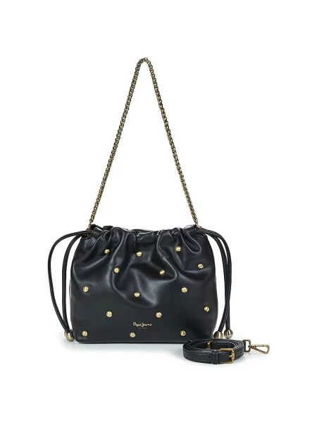 Crossbody torbica Pepe Jeans črna
