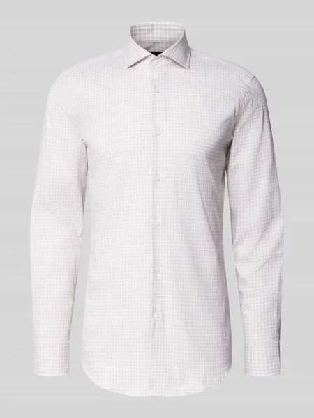 Koszula biznesowa o kroju slim fit z mieszanka bawełny model H-HANK-SP' Boss