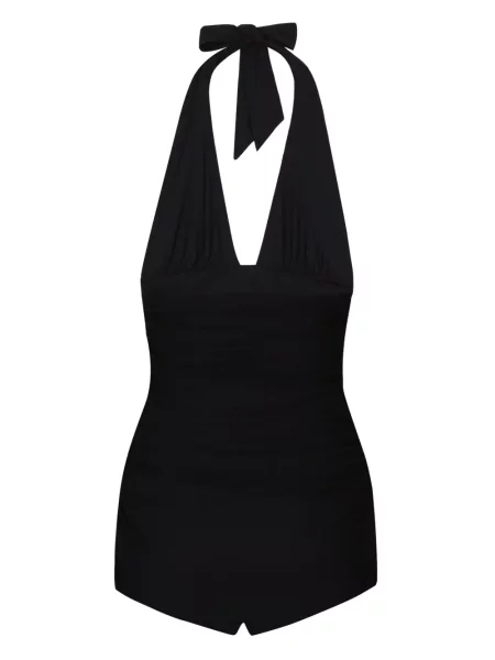 Maudymosi kostiumėlis Dolce & Gabbana apynasris kaklas juoda