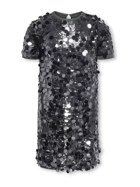 ONLY GIRLS Rochie KOGJADEL închis gri