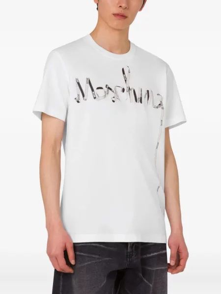 Tricou Moschino cu imagine alb