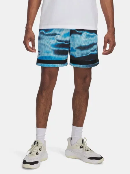Under Armour Curry Statement II pánske basketbalové šortky midnight navy / stream tmavo modrá