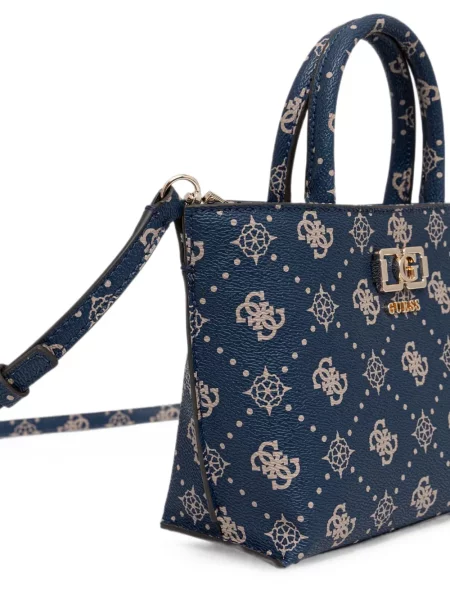 Geantă shopper Guess cu imagine albastru