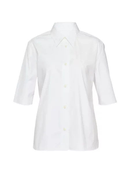 Cămașă Jil Sander din poplin alb