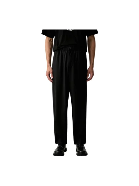 Kenzo spodnie regular wełniane czarne