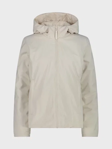 Твілова куртка Cmp з капюшоном біла