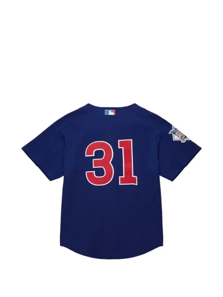 Cămașă Mitchell & Ness din jerseu albastru