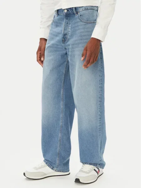 Tommy Jeans rifle relaxed fit pánske modrá
