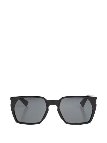 Ochelari de soare Saint Laurent Eyewear cu imprimeu geometric negru