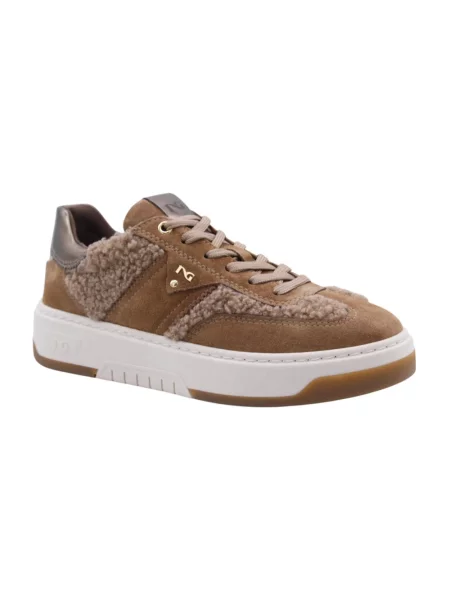 Sneakersy Nerogiardini brązowe