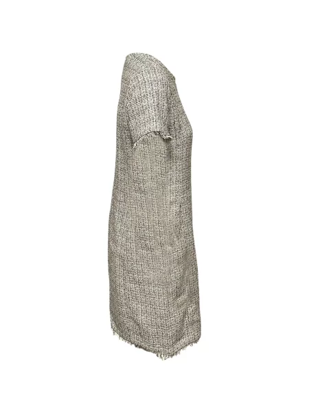Rochie Weekend Max Mara cu franjuri din tweed de costum