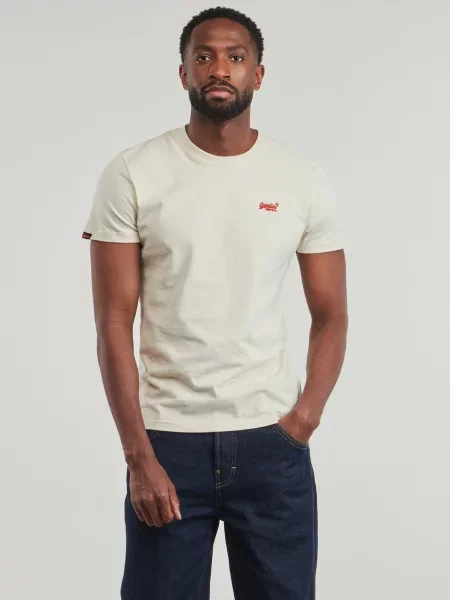 Majica Superdry s autogramom bež