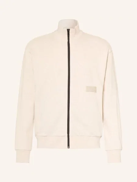 Boss Mikina Collar krémová