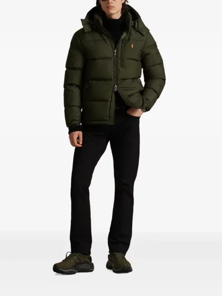 Μικρός κασκέτο Polo Ralph Lauren με χαμηλή μέση υφαίνω διαγωνίως πράσινο