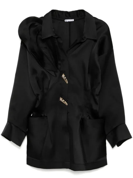 Sukienka koszulowa Maticevski garniturowa czarna