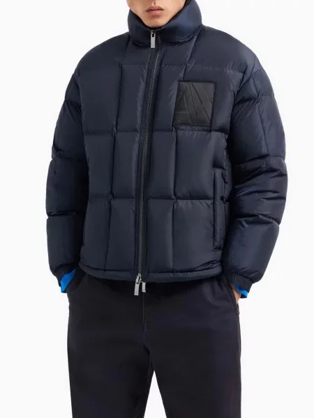 Пуховик Armani Exchange темно-синій синій