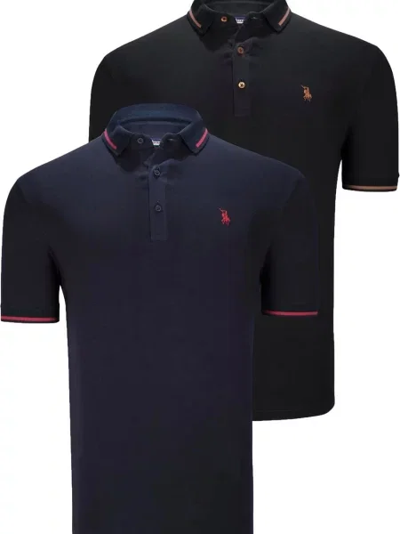 Tricou polo Dewberry negru