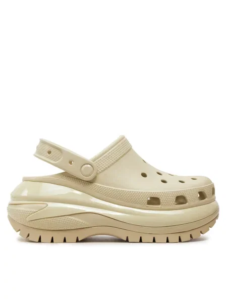 Tenisówki Crocs Model Classic Mega Crush Clog Biały beżowe