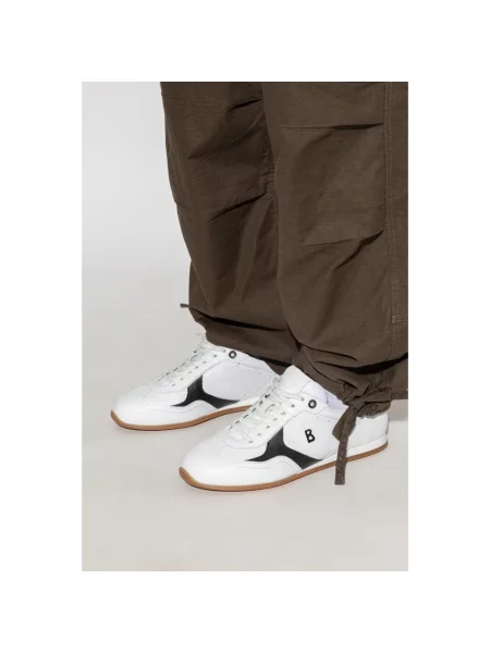 Sneakersy Bogner skórzane białe