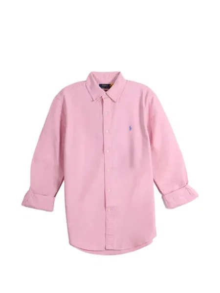 Cămașă Polo Ralph Lauren cu broderie maro