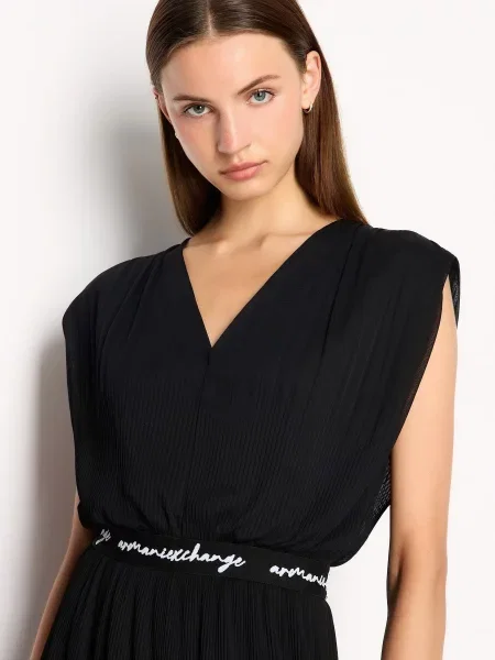Armani Exchange Сукня міді чорний